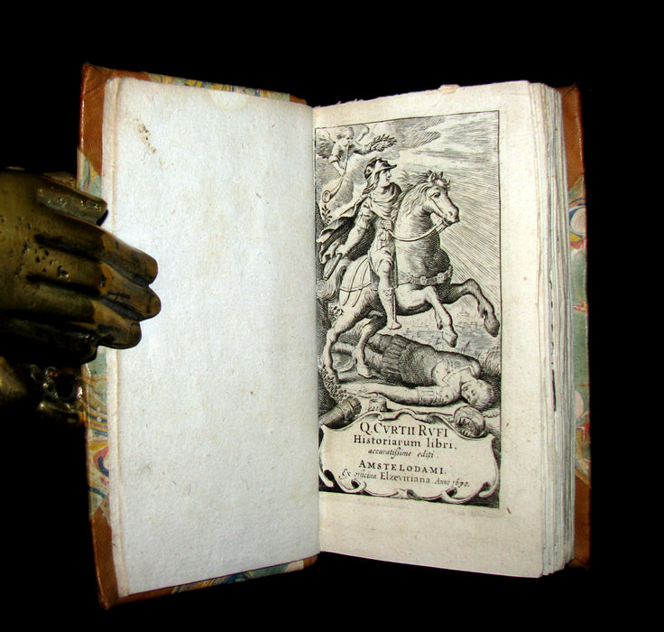 1670 Rare Latin Book - Histories of ALEXANDER the GREAT by Quintus Curtius Rufus.