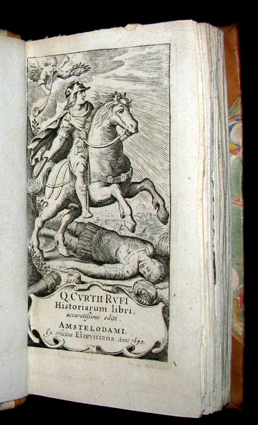 1670 Rare Latin Book - Histories of ALEXANDER the GREAT by Quintus Curtius Rufus.