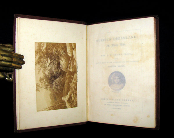 1871 Rare First Edition - MURIEL'S DREAMLAND: A Fairy Tale (Photographically illustrated).