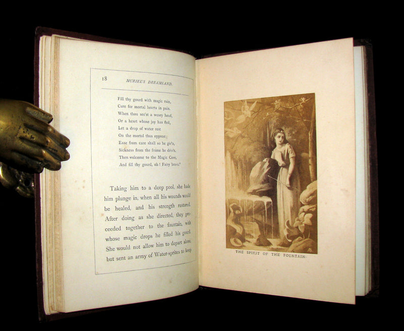 1871 Rare First Edition - MURIEL'S DREAMLAND: A Fairy Tale (Photographically illustrated).