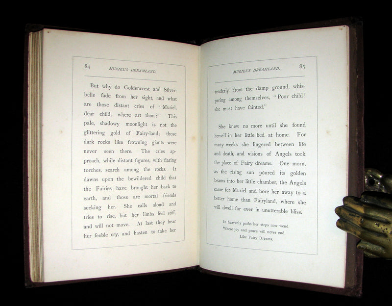 1871 Rare First Edition - MURIEL'S DREAMLAND: A Fairy Tale (Photographically illustrated).
