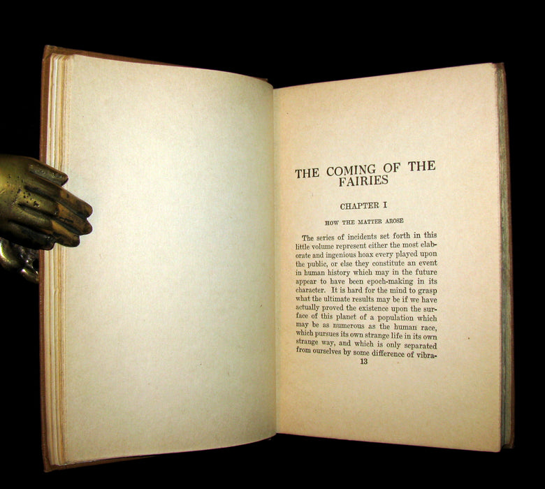 1922 Scarce First Edition -  Cottingley FAIRIES - Arthur Conan DOYLE. The Coming of the Fairies.