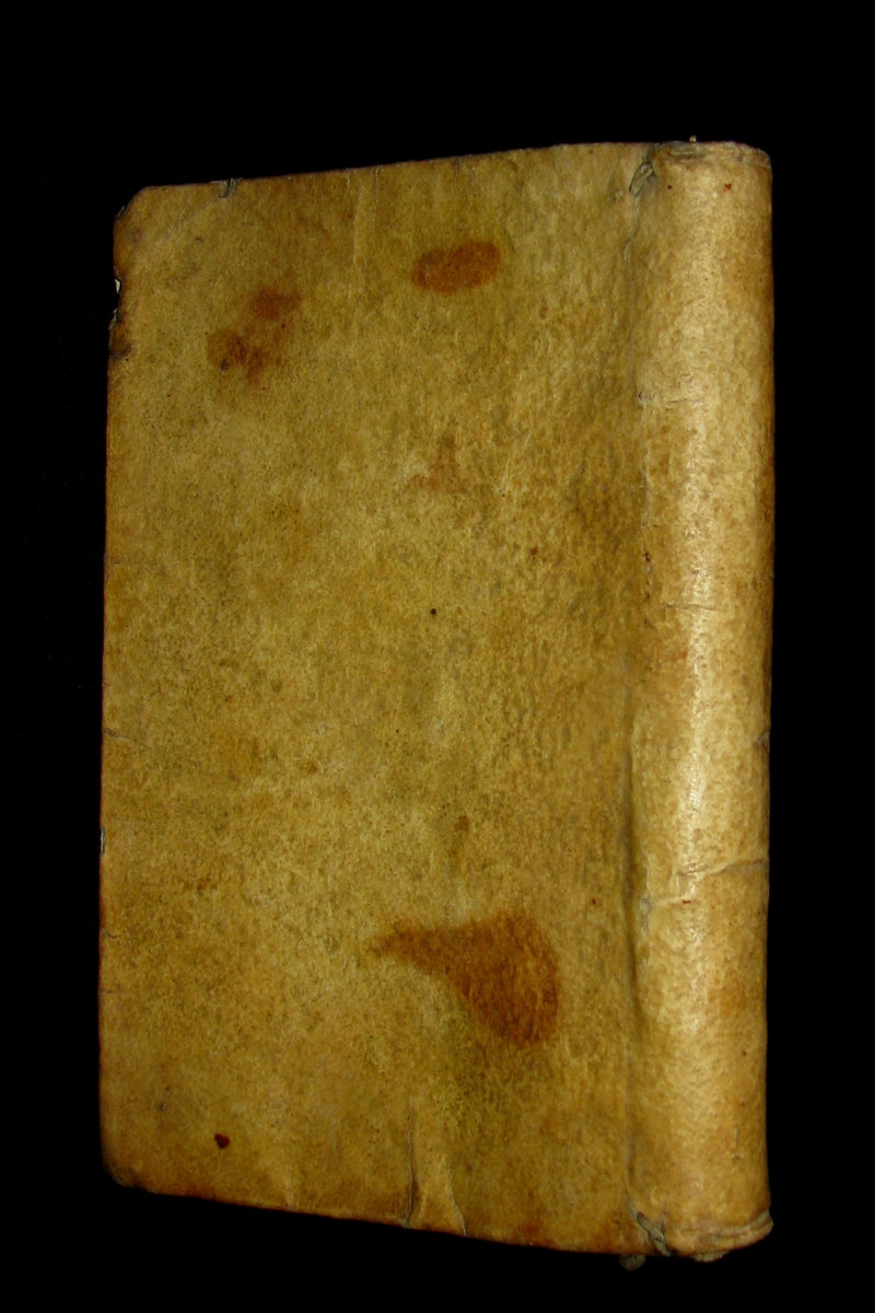 1651 Scarce French Vellum Book - Discourse on the Clerical TONSURE. Antoine Godeau. 1stED.