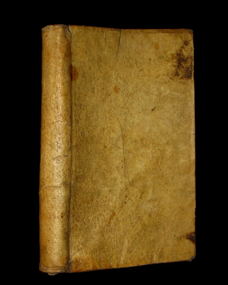 1651 Scarce French Vellum Book - Discourse on the Clerical TONSURE. Antoine Godeau. 1stED.
