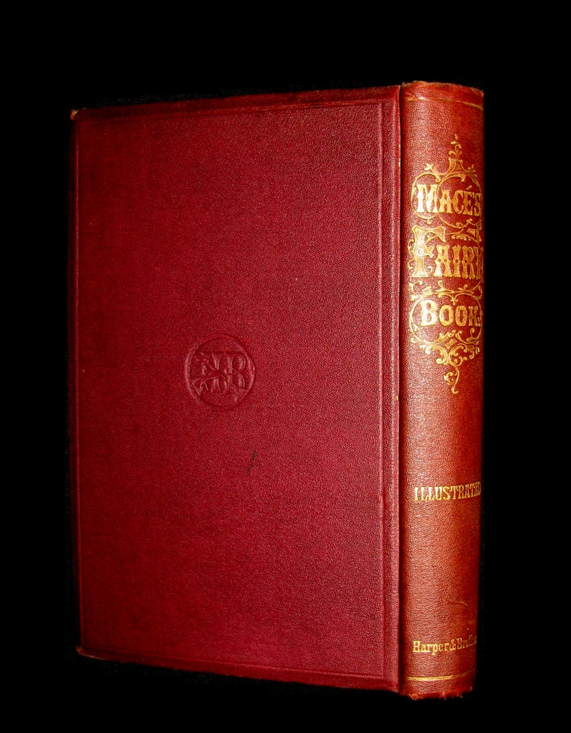 1867 Scarce Victorian Book ~ Jean Mace's Fairy Book. Home Fairy Tales (Contes du Petit-Chateau). 1stED.