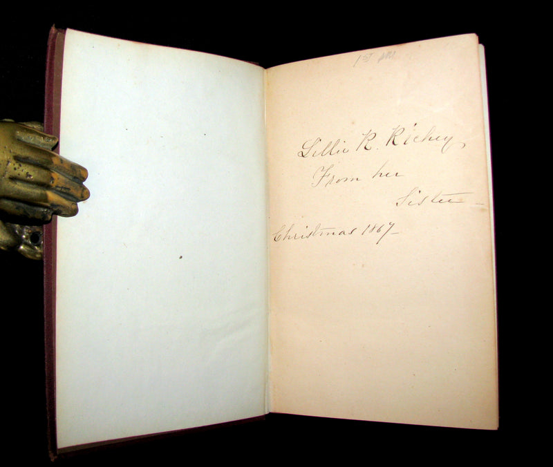 1867 Scarce Victorian Book ~ Jean Mace's Fairy Book. Home Fairy Tales (Contes du Petit-Chateau). 1stED.