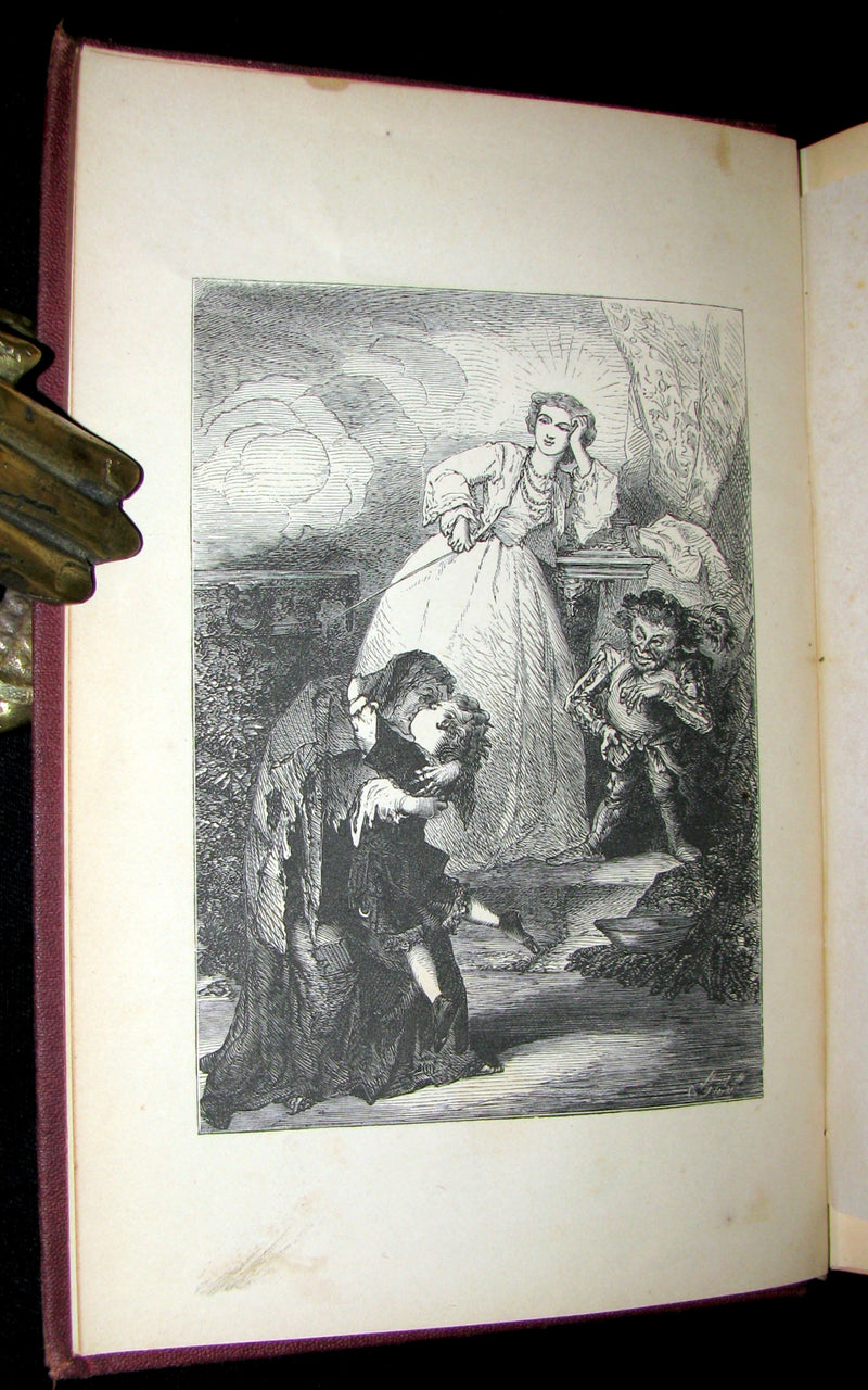 1867 Scarce Victorian Book ~ Jean Mace's Fairy Book. Home Fairy Tales (Contes du Petit-Chateau). 1stED.