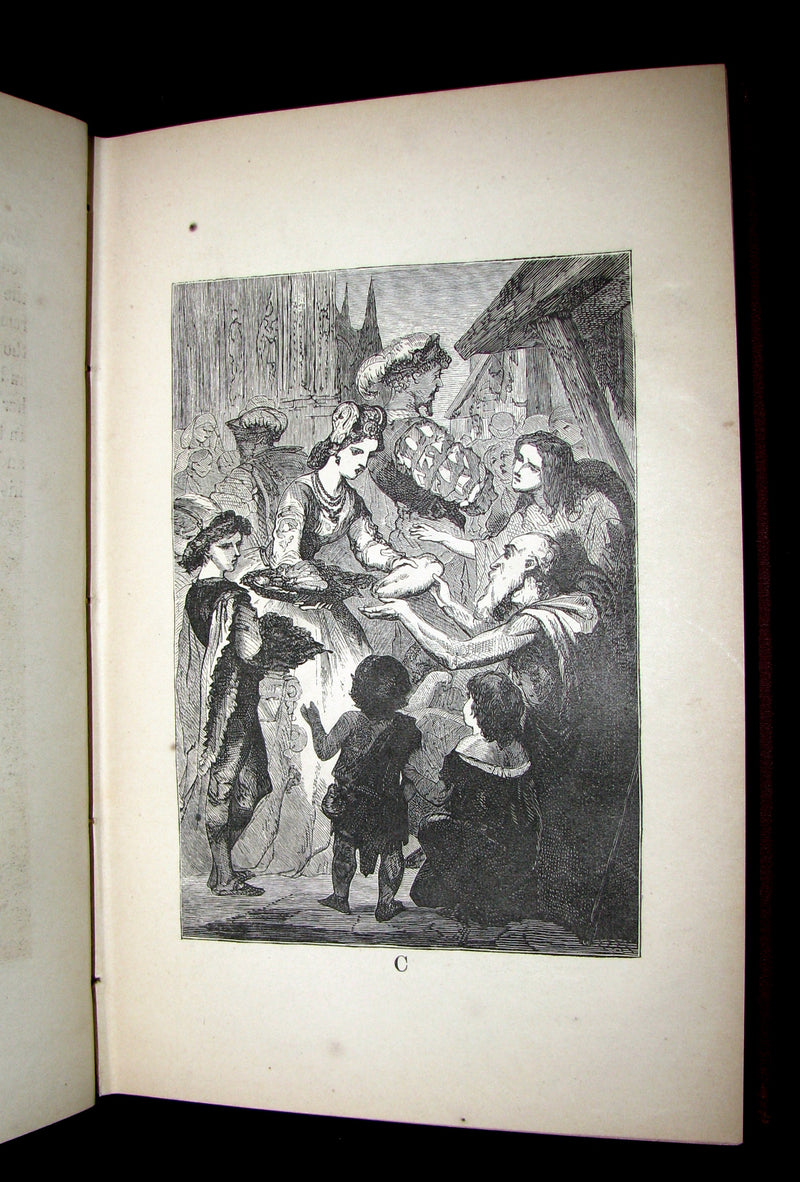 1867 Scarce Victorian Book ~ Jean Mace's Fairy Book. Home Fairy Tales (Contes du Petit-Chateau). 1stED.