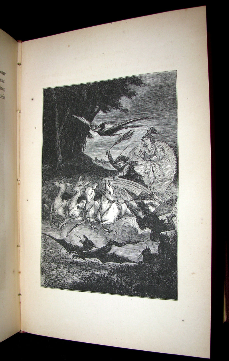 1867 Scarce Victorian Book ~ Jean Mace's Fairy Book. Home Fairy Tales (Contes du Petit-Chateau). 1stED.