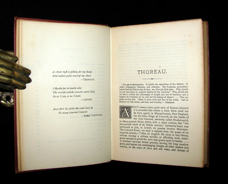 1905 Rare Book - WALDEN by Henry David Thoreau. With an introductory note by Will H. Dircks.