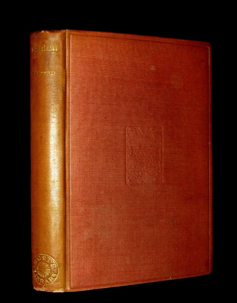 1905 Rare Book - WALDEN by Henry David Thoreau. With an introductory note by Will H. Dircks.