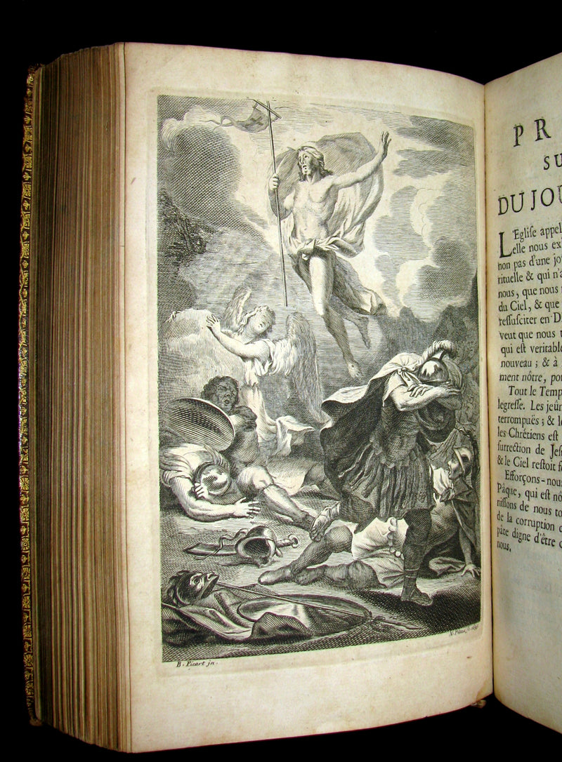 1698 Rare French Latin Book ~ The Office of Holy Week in Latin & French. L'Office de la Semaine Sainte.