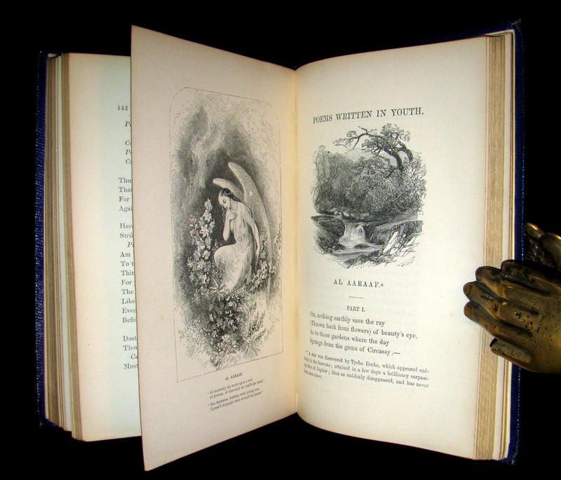 1852 Rare Book - The Poetical Works of EDGAR ALLAN POE with a notice of his Life and Genius.