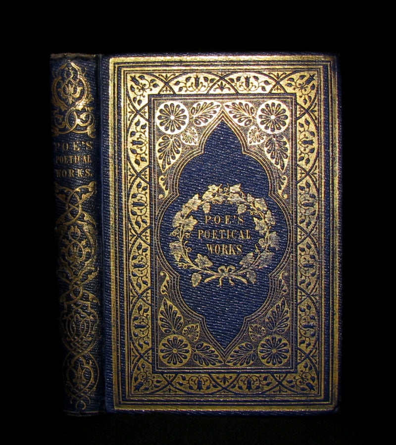 1852 Rare Book - The Poetical Works of EDGAR ALLAN POE with a notice of his Life and Genius.