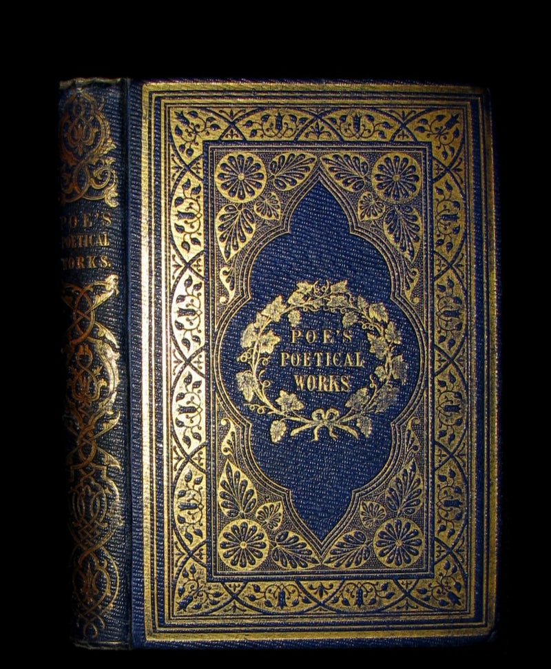 1852 Rare Book - The Poetical Works of EDGAR ALLAN POE with a notice of his Life and Genius.