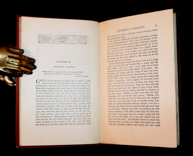 1880 Rare Book - The LAMPLIGHTER by Maria Susanna Cummins.