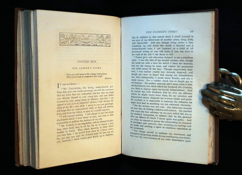1880 Rare Book - The LAMPLIGHTER by Maria Susanna Cummins.