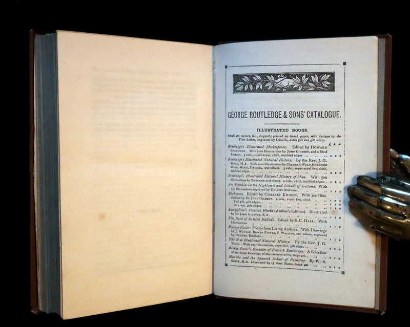 1880 Rare Book - The LAMPLIGHTER by Maria Susanna Cummins.