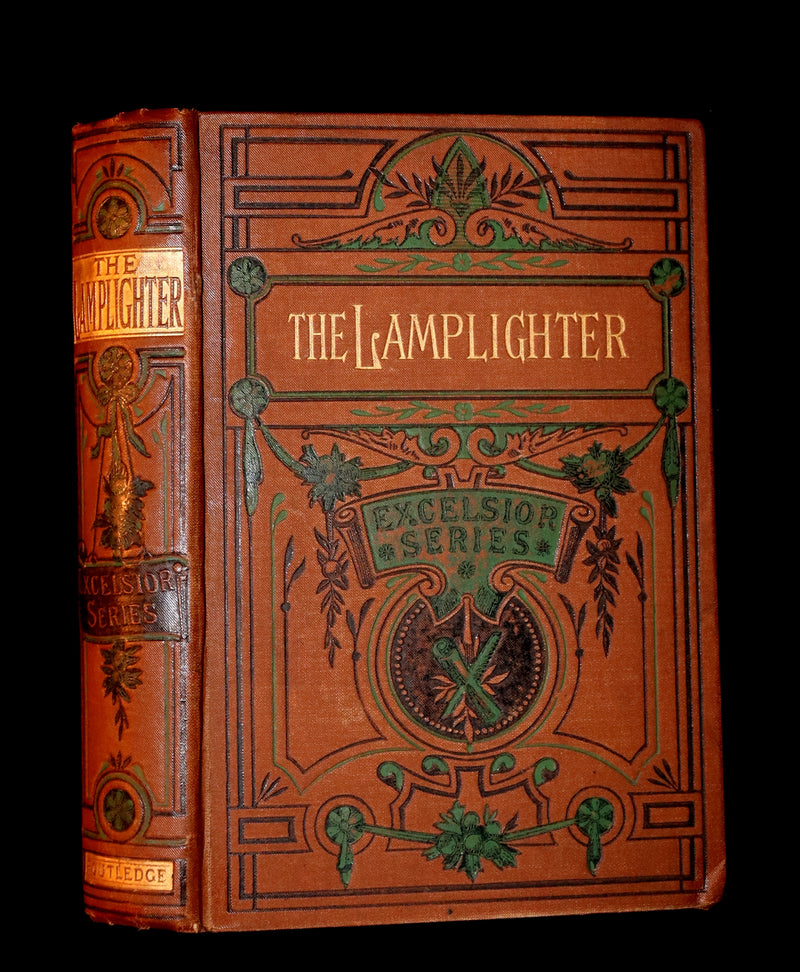 1880 Rare Book - The LAMPLIGHTER by Maria Susanna Cummins.