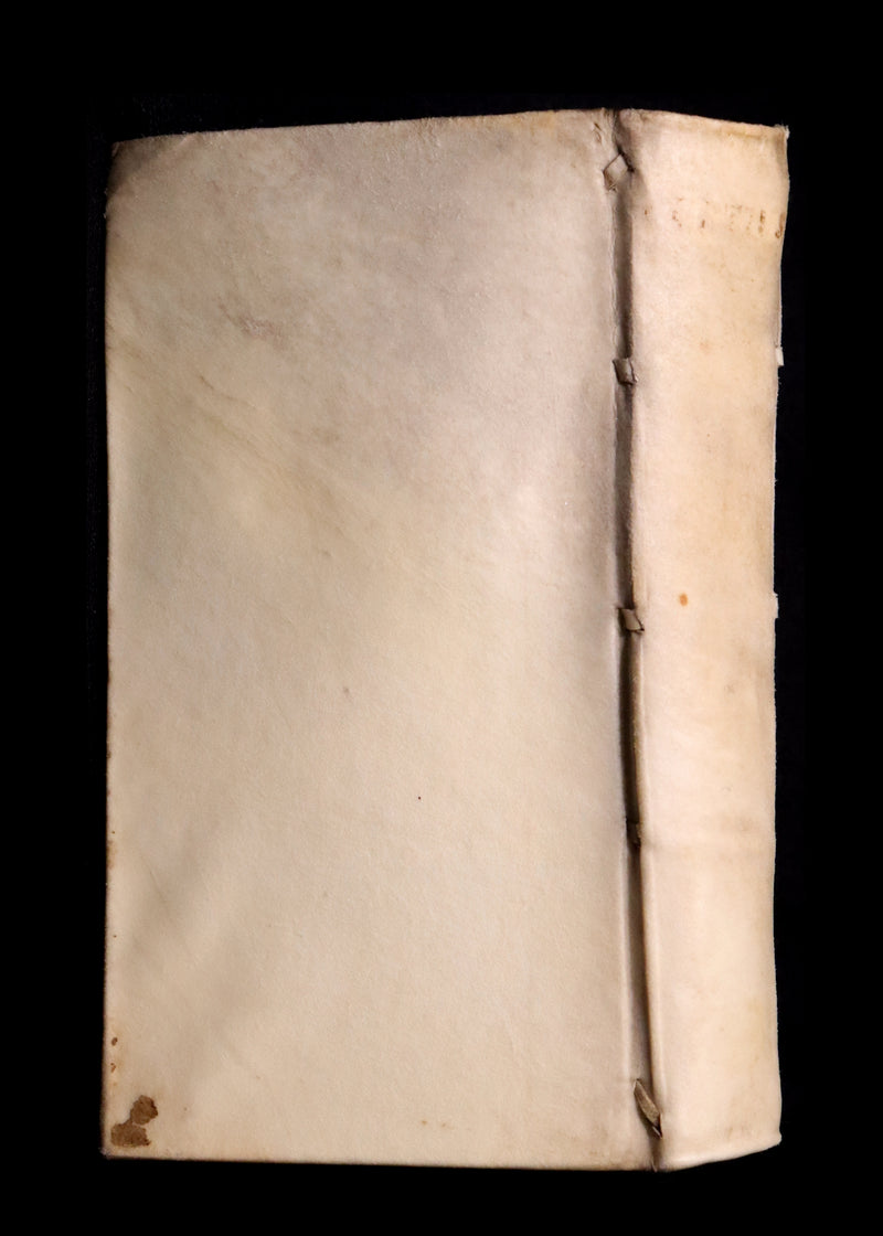 1670 Rare Latin Vellum Book - Histories of ALEXANDER the GREAT by Quintus Curtius Rufus.