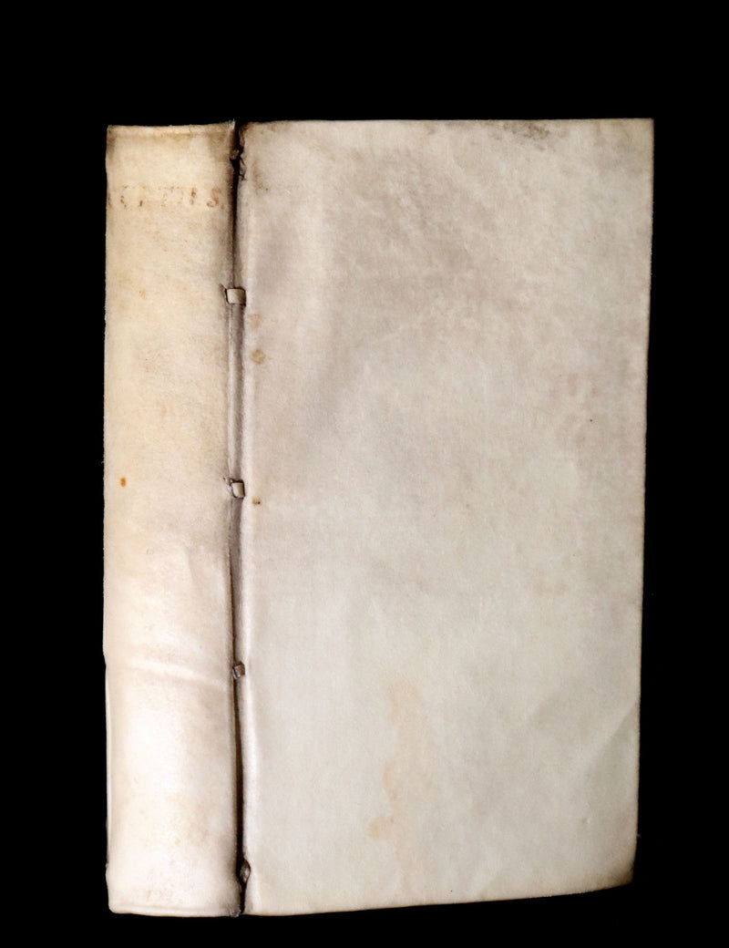 1670 Rare Latin Vellum Book - Histories of ALEXANDER the GREAT by Quintus Curtius Rufus.