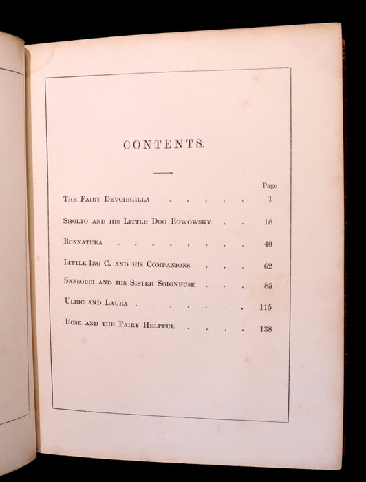 1848 Scarce Victorian Book - SEVEN FAIRY TALES by John Henry Parker. Illustrated.