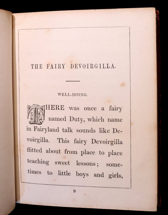 1848 Scarce Victorian Book - SEVEN FAIRY TALES by John Henry Parker. Illustrated.