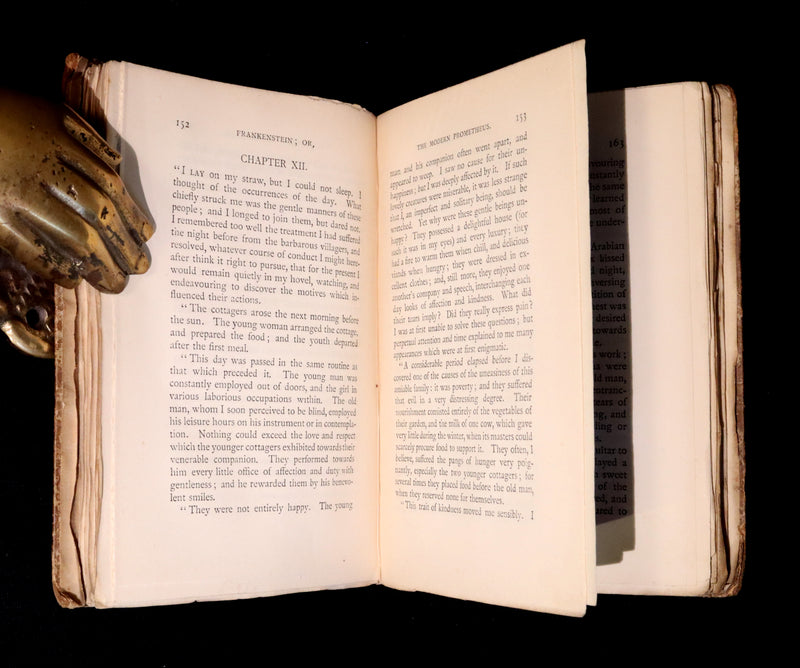 1888 Scarce Book - FRANKENSTEIN or The Modern Prometheus by Mrs. Shelley.