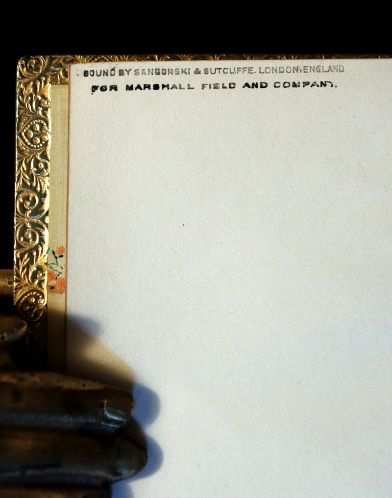 1890 Beautiful Book bound by Sangorski & Sutcliffe - Kate Greenaway - THE LANGUAGE OF FLOWERS