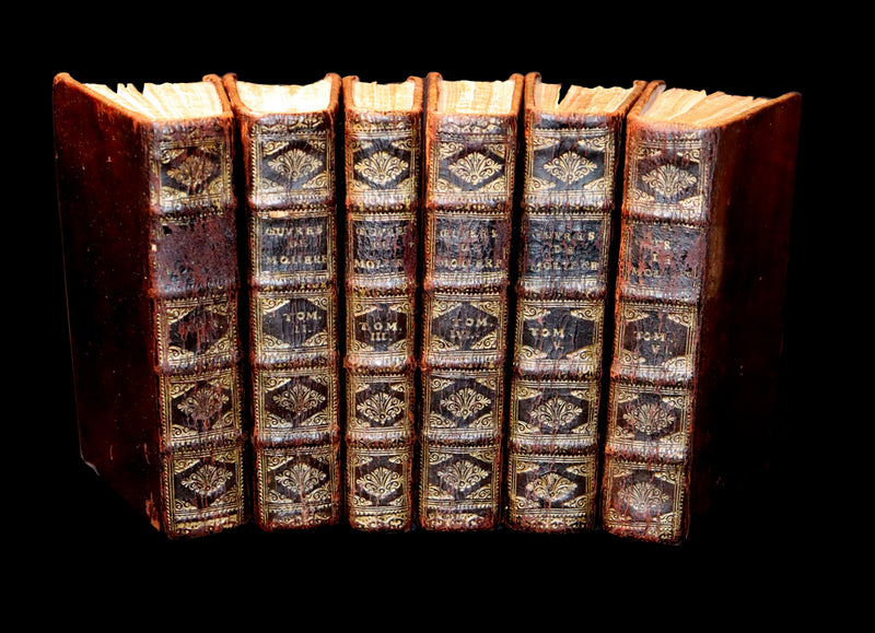 1691 Scarce French Book set - The Complete Illustrated Work of MOLIERE - Les Oeuvres de Monsieur MOLIERE.