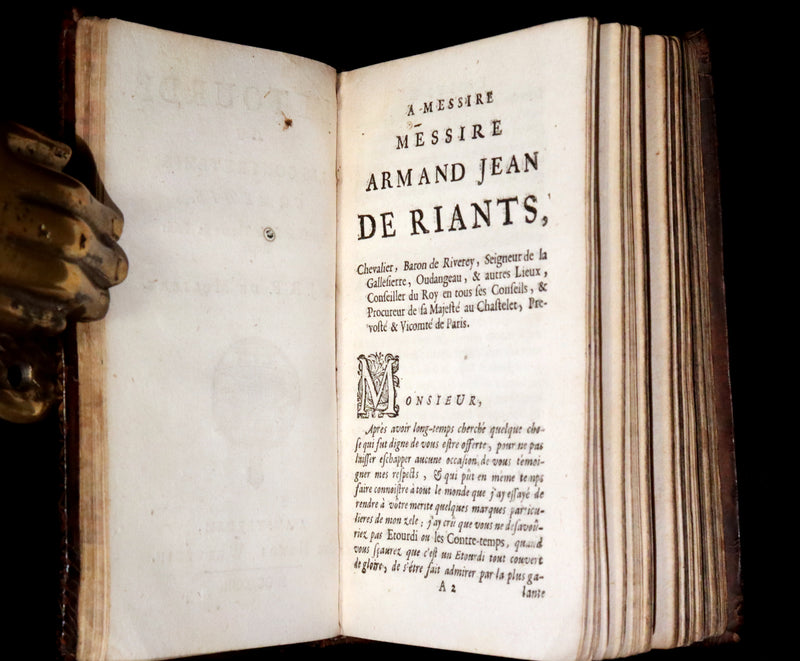 1691 Scarce French Book set - The Complete Illustrated Work of MOLIERE - Les Oeuvres de Monsieur MOLIERE.