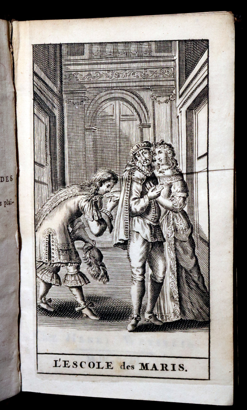 1691 Scarce French Book set - The Complete Illustrated Work of MOLIERE - Les Oeuvres de Monsieur MOLIERE.