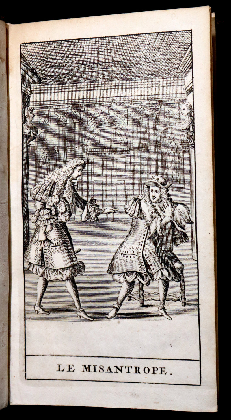 1691 Scarce French Book set - The Complete Illustrated Work of MOLIERE - Les Oeuvres de Monsieur MOLIERE.