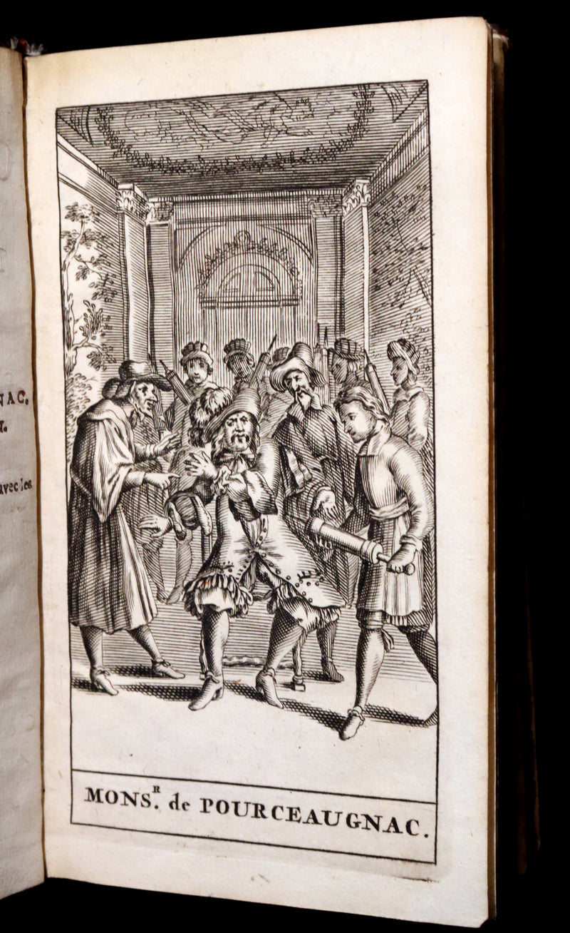 1691 Scarce French Book set - The Complete Illustrated Work of MOLIERE - Les Oeuvres de Monsieur MOLIERE.