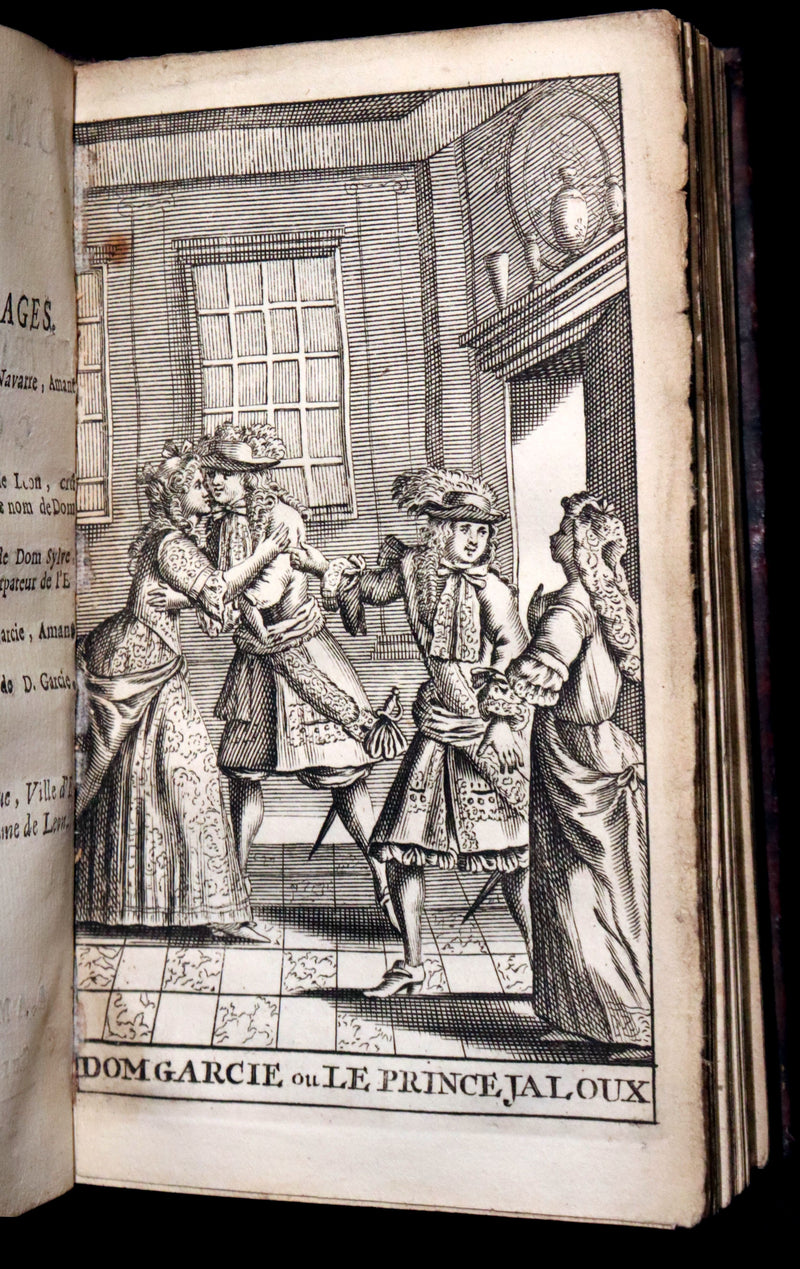 1691 Scarce French Book set - The Complete Illustrated Work of MOLIERE - Les Oeuvres de Monsieur MOLIERE.