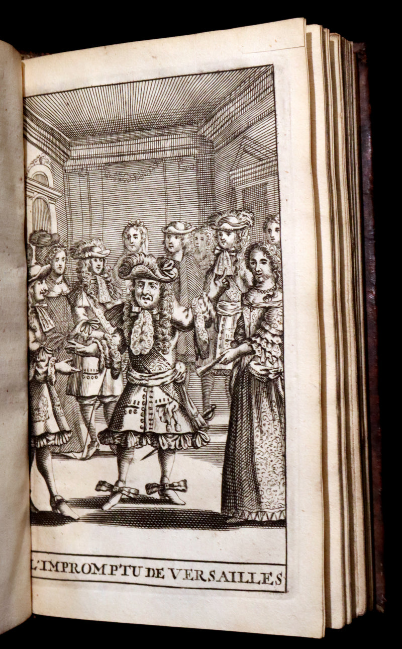 1691 Scarce French Book set - The Complete Illustrated Work of MOLIERE - Les Oeuvres de Monsieur MOLIERE.