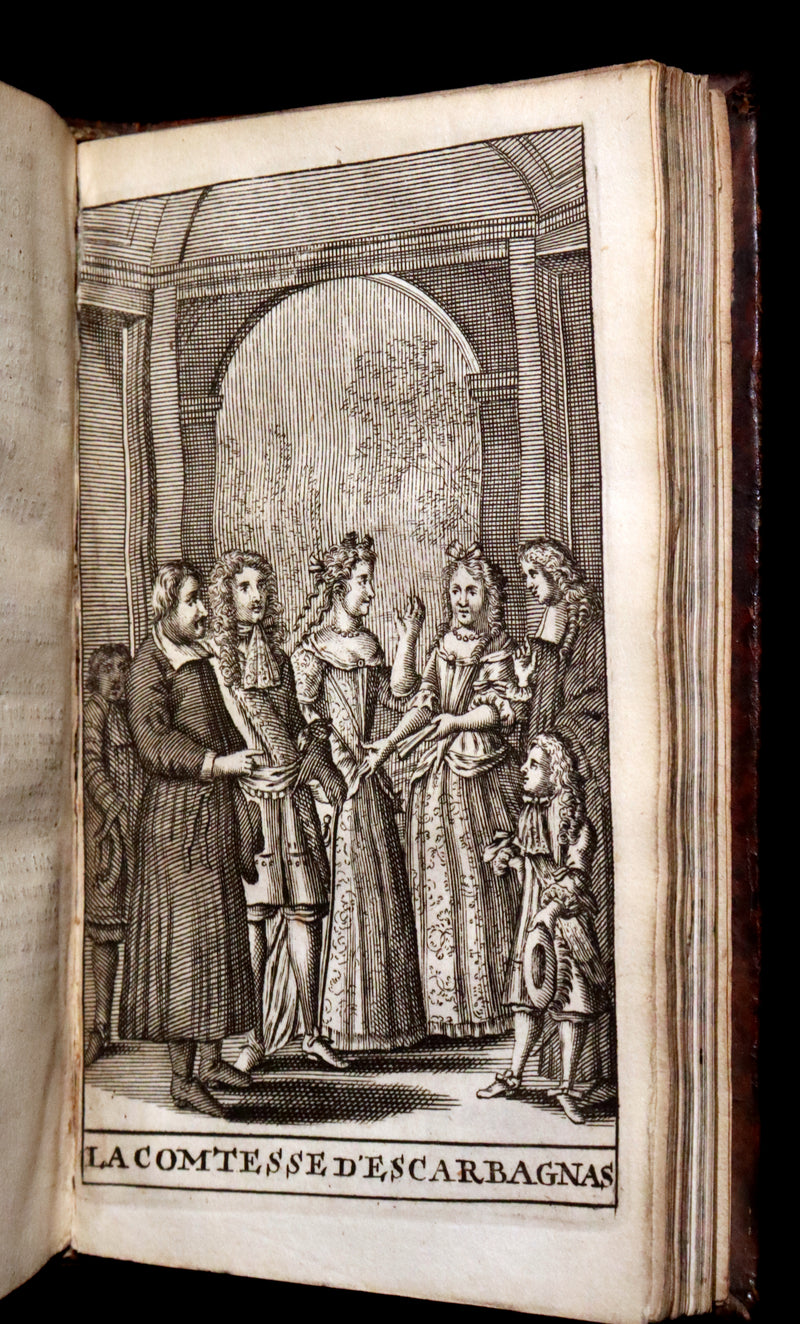 1691 Scarce French Book set - The Complete Illustrated Work of MOLIERE - Les Oeuvres de Monsieur MOLIERE.