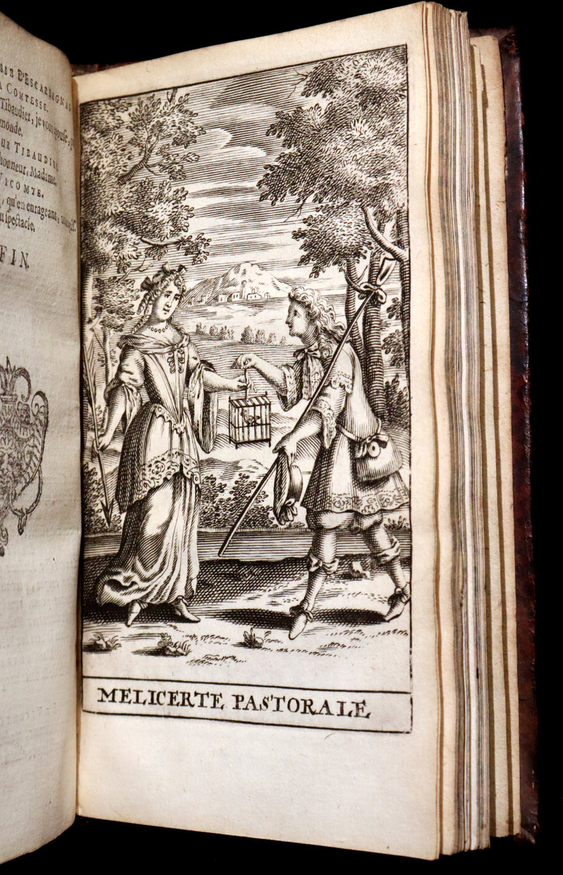 1691 Scarce French Book set - The Complete Illustrated Work of MOLIERE - Les Oeuvres de Monsieur MOLIERE.