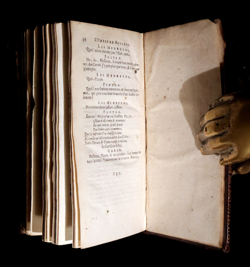 1691 Scarce French Book set - The Complete Illustrated Work of MOLIERE - Les Oeuvres de Monsieur MOLIERE.