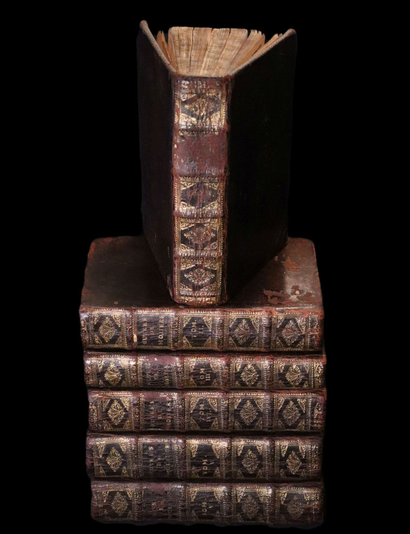 1691 Scarce French Book set - The Complete Illustrated Work of MOLIERE - Les Oeuvres de Monsieur MOLIERE.