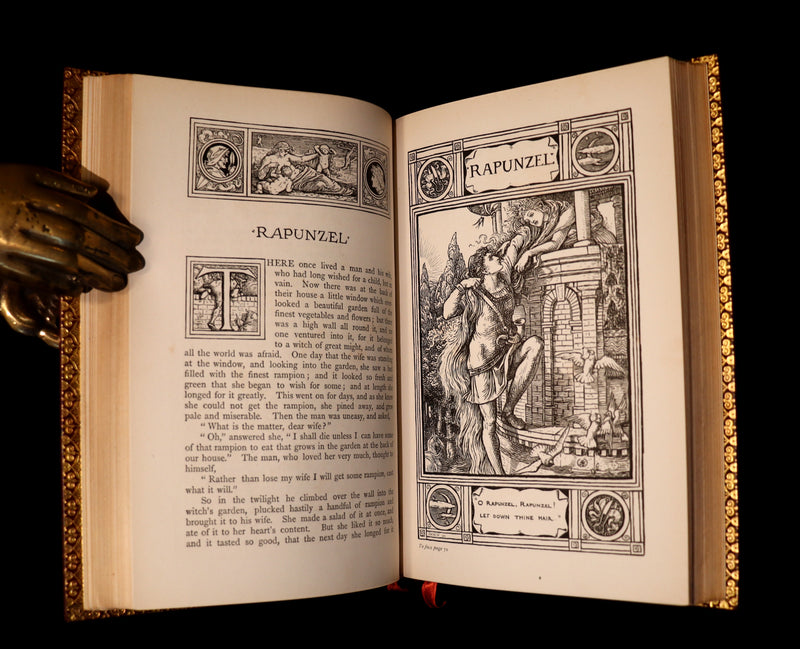 1882 First Edition bound by Bayntun - Brothers Grimm's FAIRY TALES illustrated by Walter Crane.