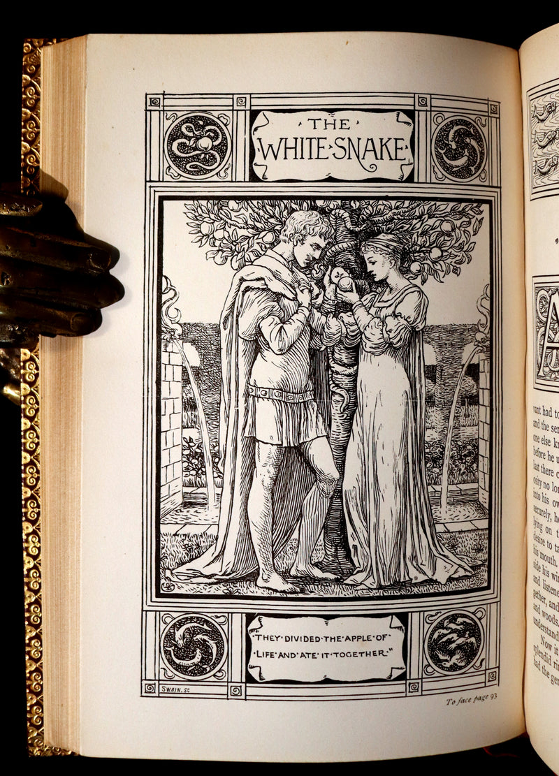 1882 First Edition bound by Bayntun - Brothers Grimm's FAIRY TALES illustrated by Walter Crane.