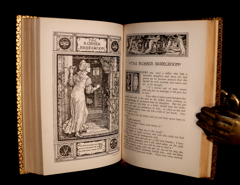 1882 First Edition bound by Bayntun - Brothers Grimm's FAIRY TALES illustrated by Walter Crane.