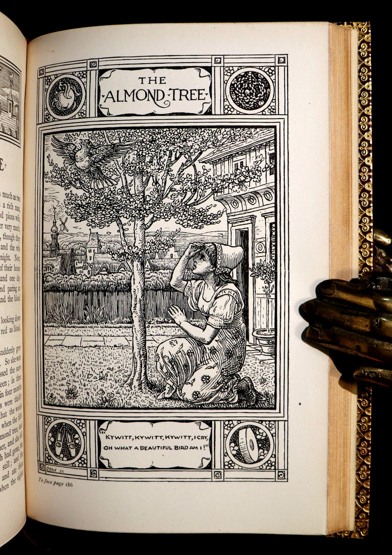 1882 First Edition bound by Bayntun - Brothers Grimm's FAIRY TALES illustrated by Walter Crane.