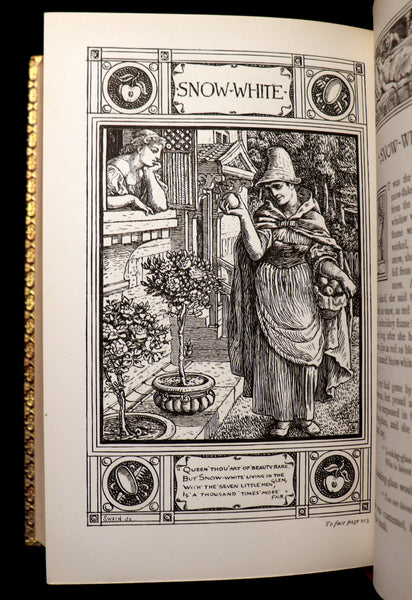 1882 First Edition bound by Bayntun - Brothers Grimm's FAIRY TALES illustrated by Walter Crane.