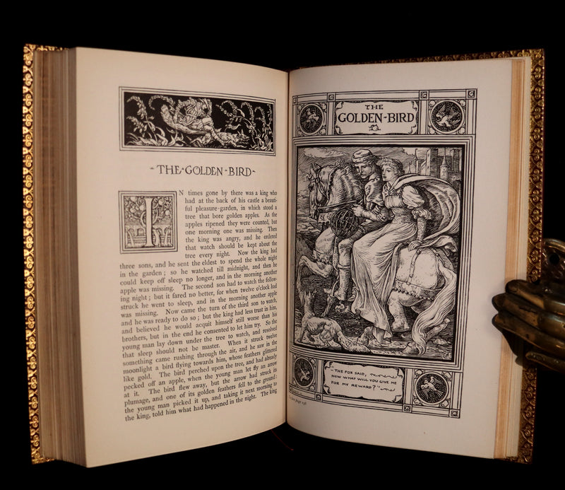 1882 First Edition bound by Bayntun - Brothers Grimm's FAIRY TALES illustrated by Walter Crane.
