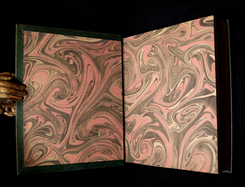 1920 1st Edition in Morocco Binding - IRISH FAIRY TALES by J. Stephens illustrated by Arthur Rackham.