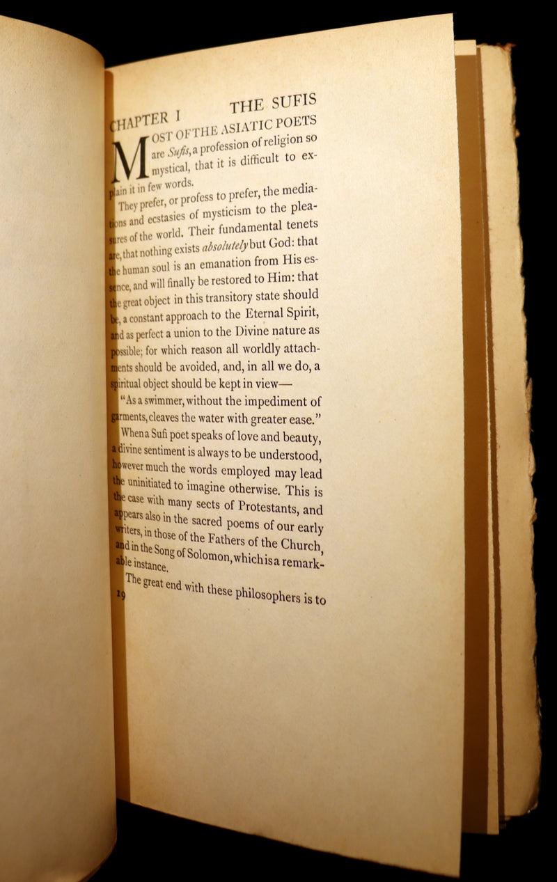 1913 Rare Book - THE ROSE GARDEN OF PERSIA by Louisa Stuart Costello. Persian Poets.