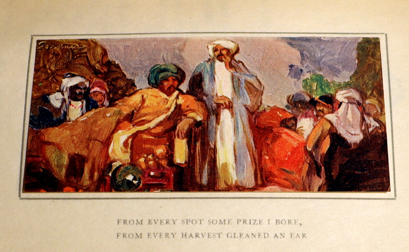 1913 Rare Book - THE ROSE GARDEN OF PERSIA by Louisa Stuart Costello. Persian Poets.