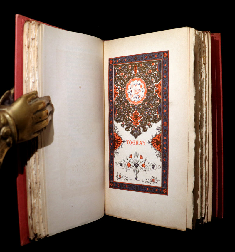 1913 Rare Book - THE ROSE GARDEN OF PERSIA by Louisa Stuart Costello. Persian Poets.